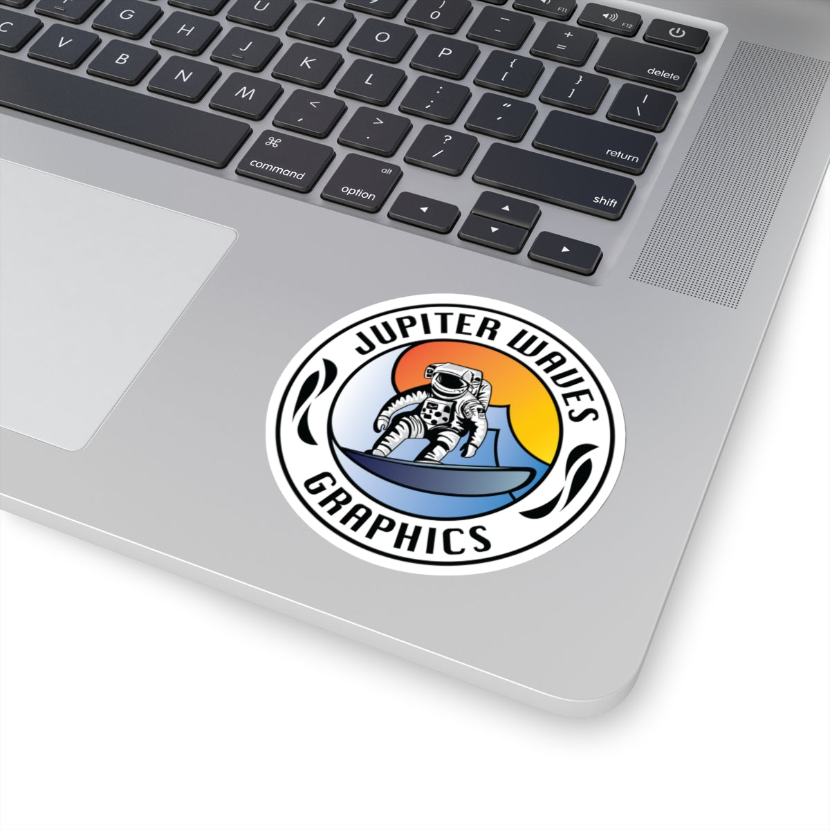 Jupiter Waves Graphics Logo Sticker