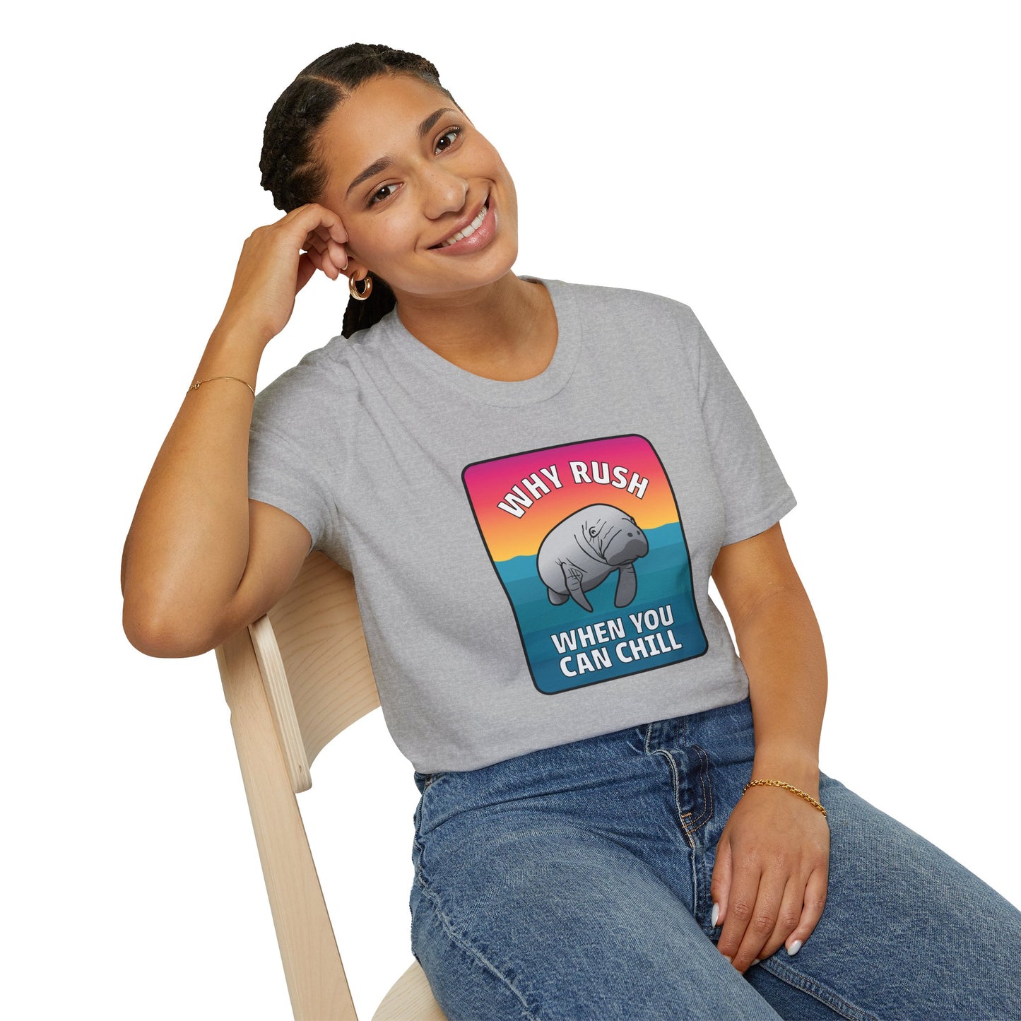 Manatee Shirt, Sea Cow, Beach shirt, Gift for friends and family, Calm Vibes Shirt, Vacation Mode Shirt, Animal Shirt, Fun Shirt