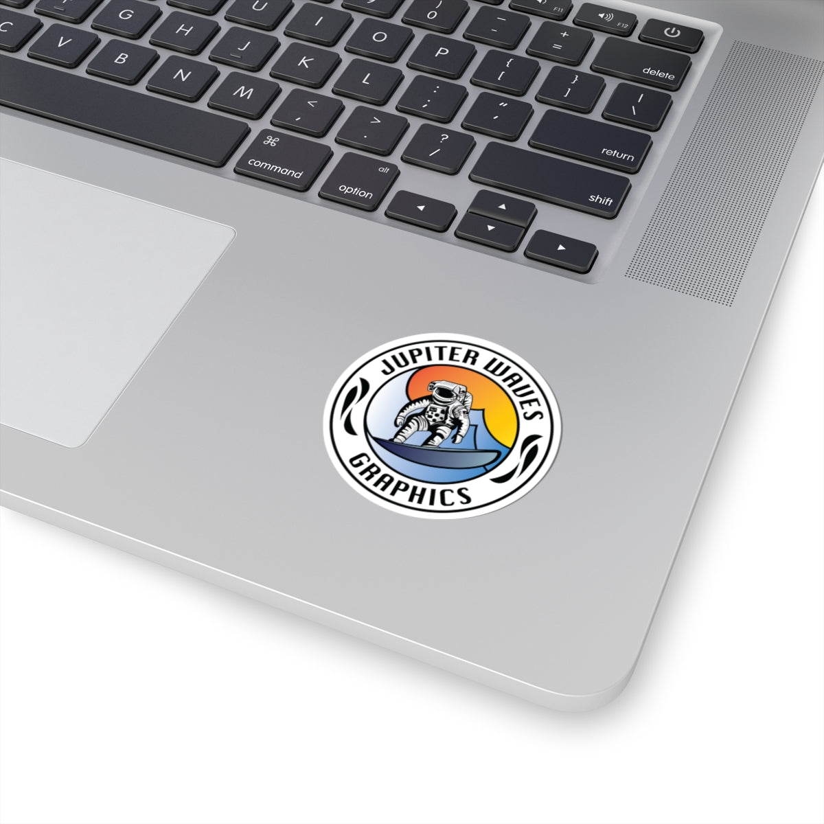 Jupiter Waves Graphics Logo Sticker