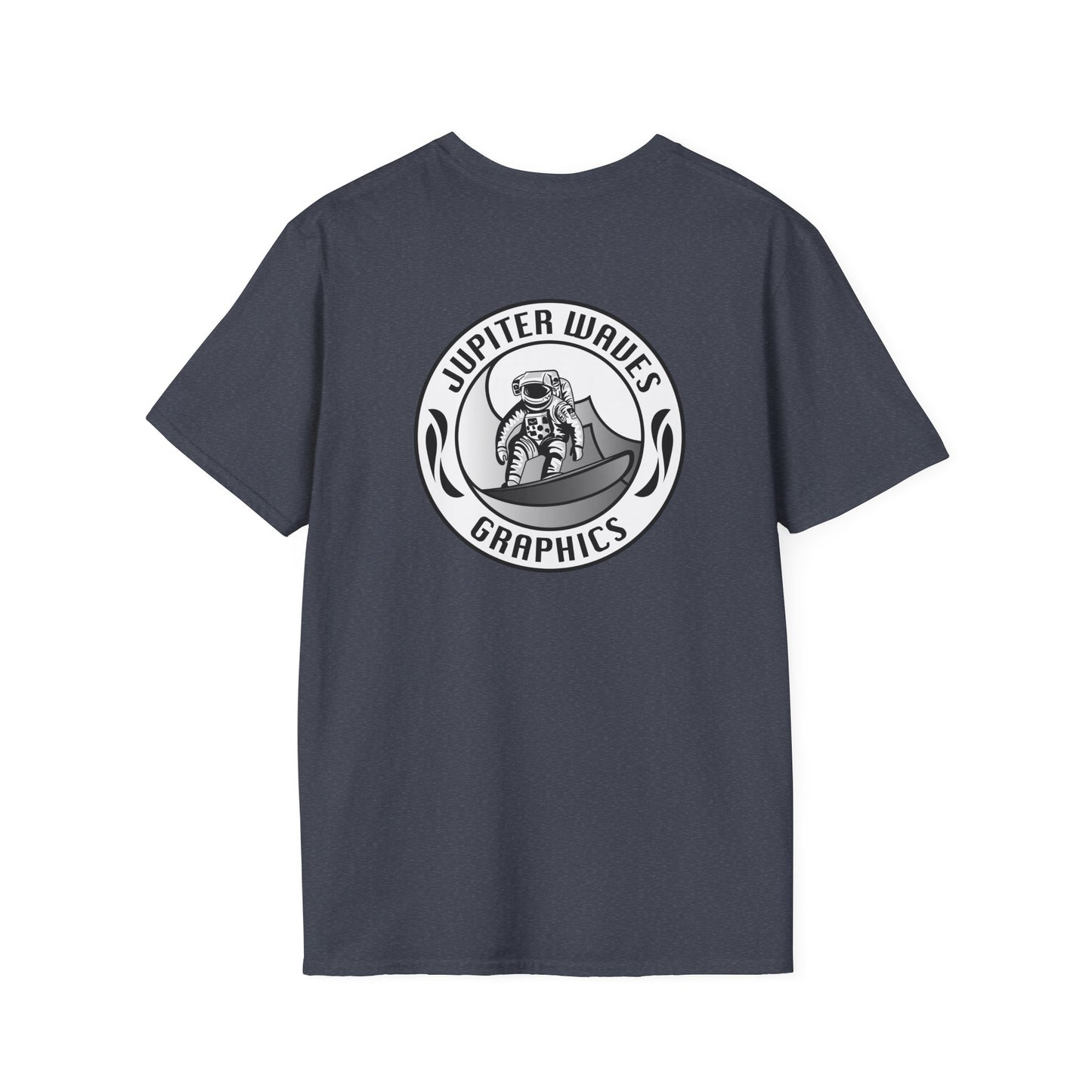 Jupiter Waves Graphics B/W Logo Shirt