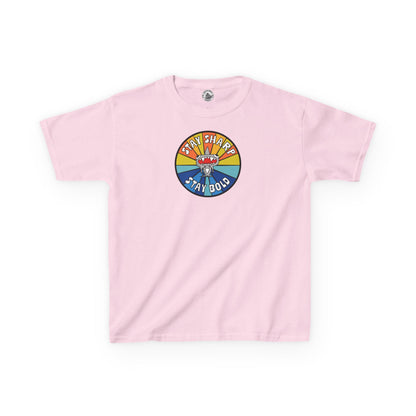 Kids Shark T-Shirt - "STAY SHARP" "STAY BOLD"