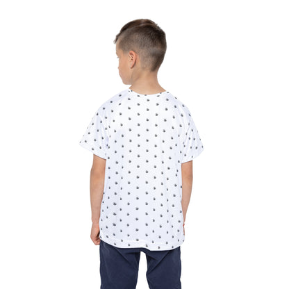 Kids Jupiter Waves Graphics Logo Pattern Design Sports Jersey