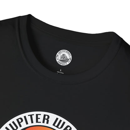 Jupiter Waves Graphics Color Logo T-shirt