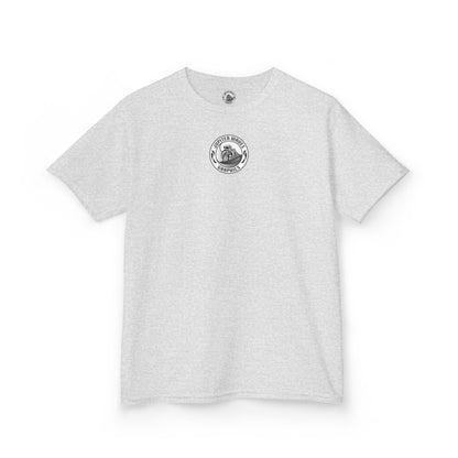 Kids Jupiter Waves Graphics Black and White Logo Shirt.