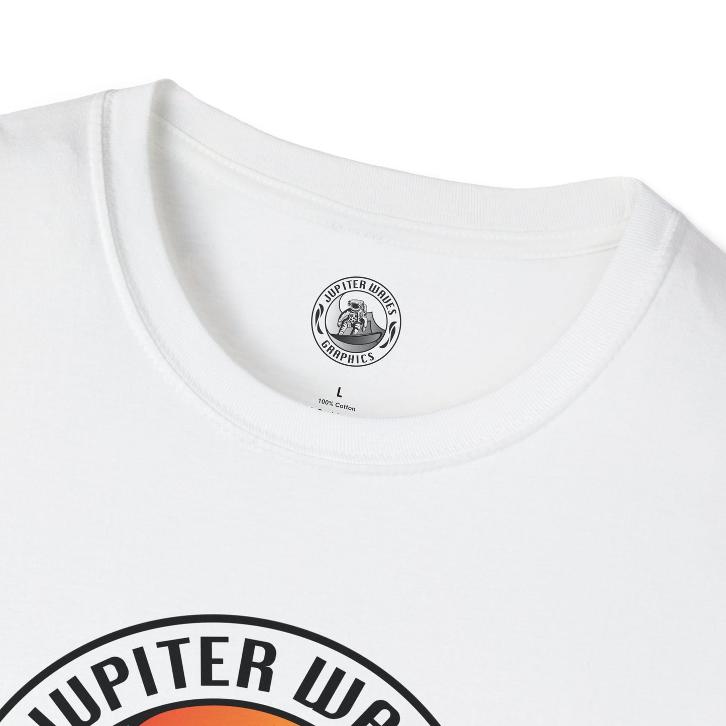 Jupiter Waves Graphics Color Logo T-shirt