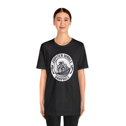 Jupiter Waves Graphics B/W logo T-shirt