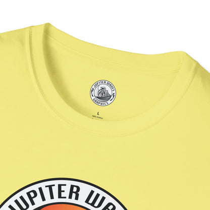 Jupiter Waves Graphics Color Logo T-shirt