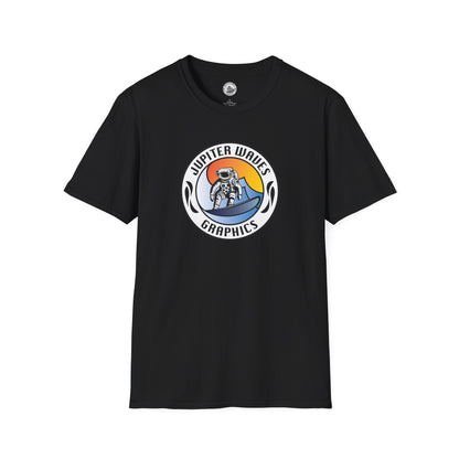 Jupiter Waves Graphics Color Logo T-shirt