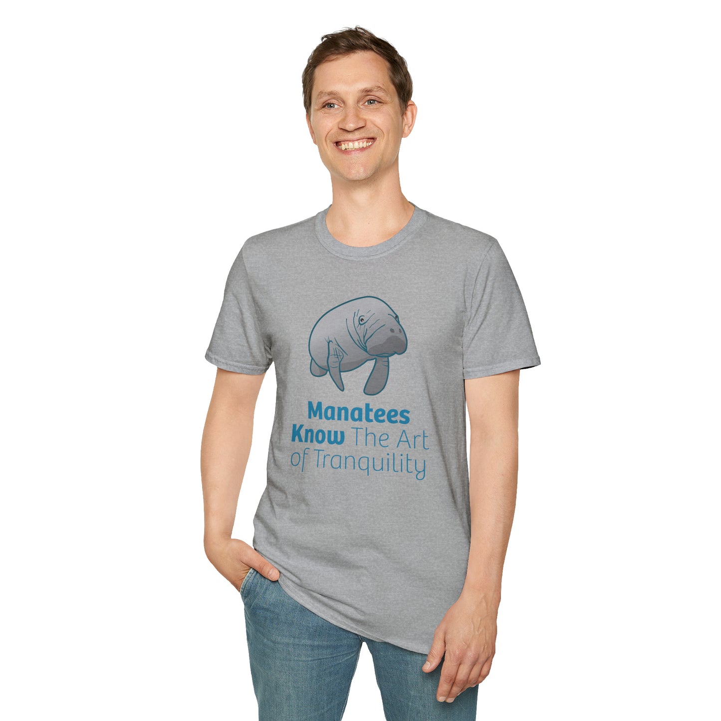 Manatee T-Shirt "Manatees Know The Art of Tranquility"