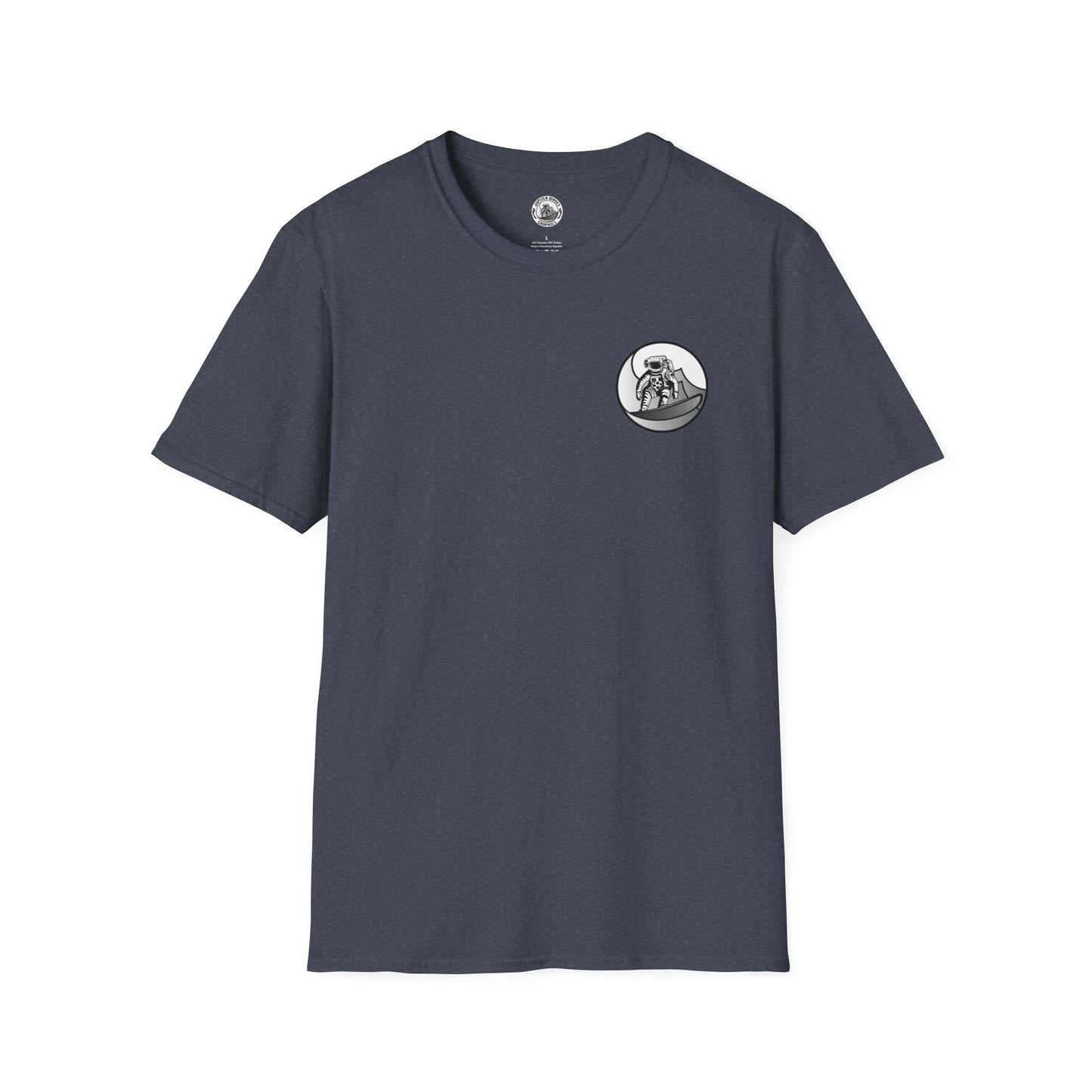 Jupiter Waves Graphics B/W Logo Shirt