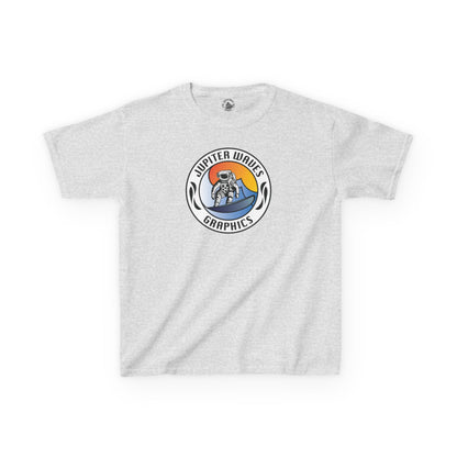 Kids Jupiter Waves Graphics Color Logo Shirt.
