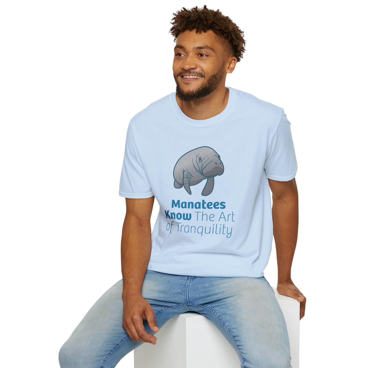 Manatee T-Shirt "Manatees Know The Art of Tranquility"