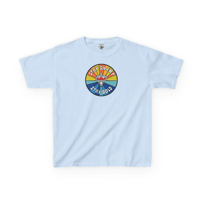 Kids Shark T-Shirt - "STAY SHARP" "STAY BOLD"