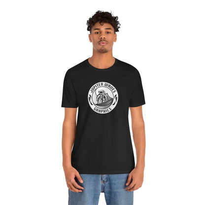 Jupiter Waves Graphics B/W logo T-shirt
