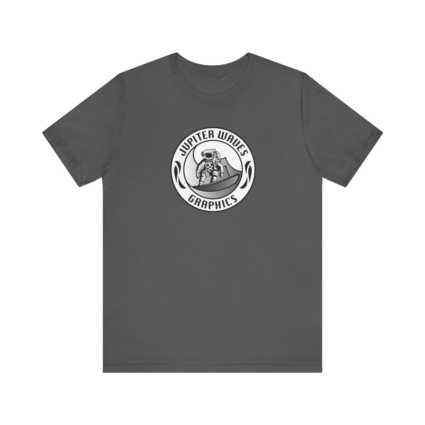 Jupiter Waves Graphics B/W logo T-shirt