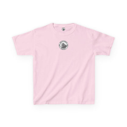 Kids Jupiter Waves Graphics Black and White Logo Shirt.
