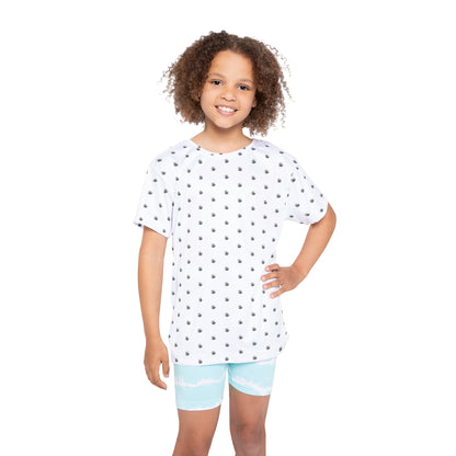 Kids Jupiter Waves Graphics Logo Pattern Design Sports Jersey