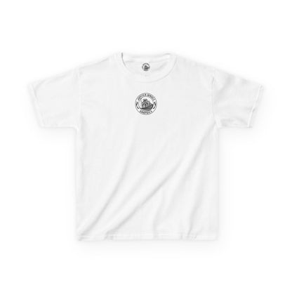 Kids Jupiter Waves Graphics Black and White Logo Shirt.