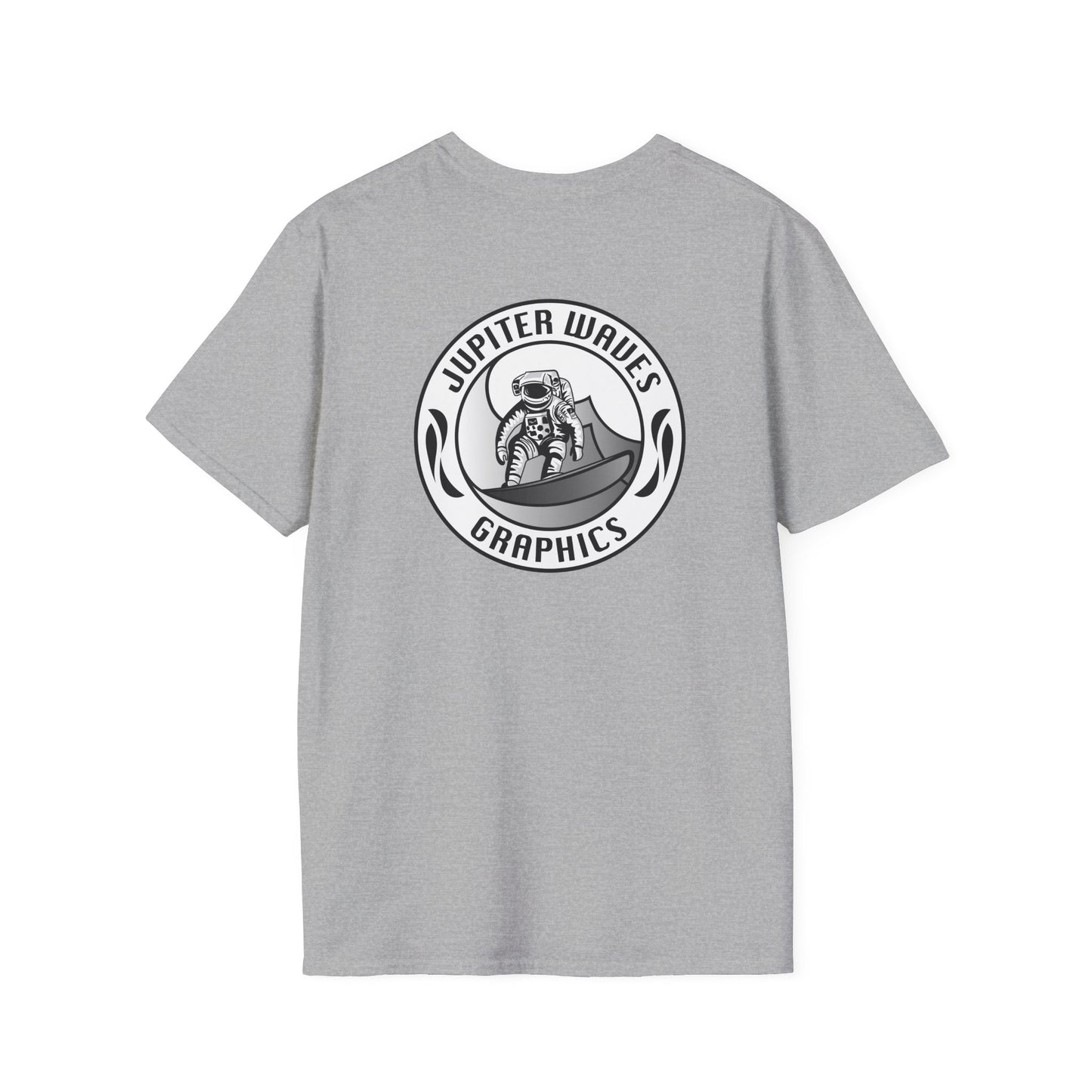 Jupiter Waves Graphics B/W Logo Shirt