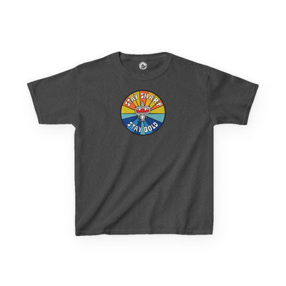 Kids Shark T-Shirt - "STAY SHARP" "STAY BOLD"