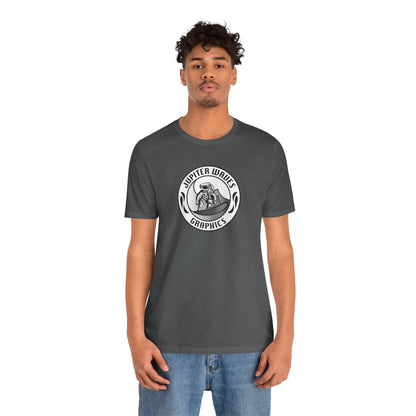 Jupiter Waves Graphics B/W logo T-shirt