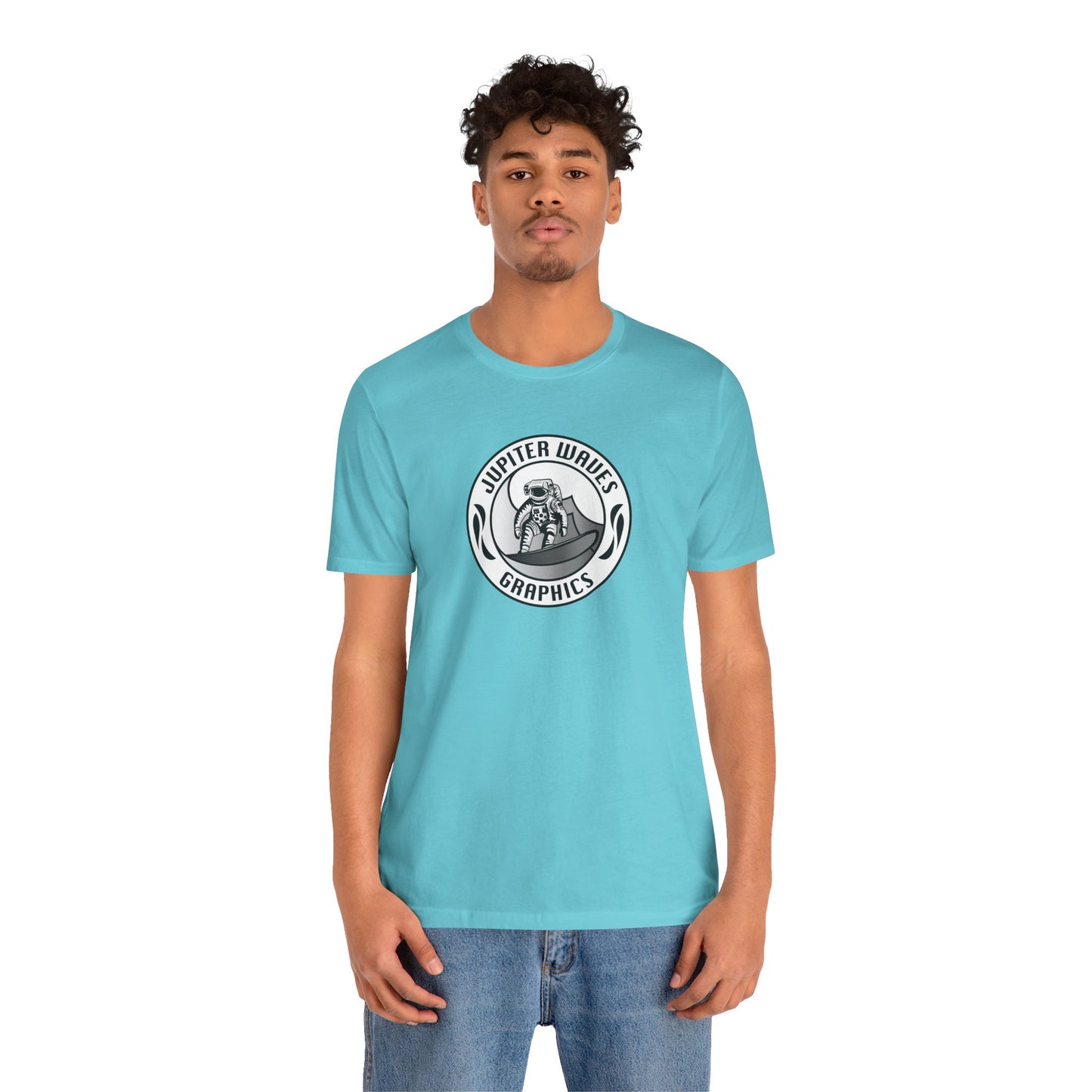 Jupiter Waves Graphics B/W logo T-shirt