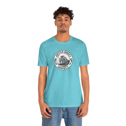 Jupiter Waves Graphics B/W logo T-shirt