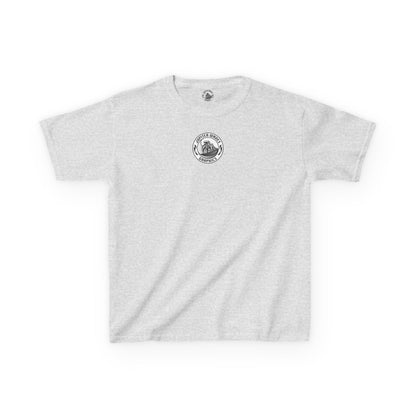Kids Jupiter Waves Graphics Black and White Logo Shirt.