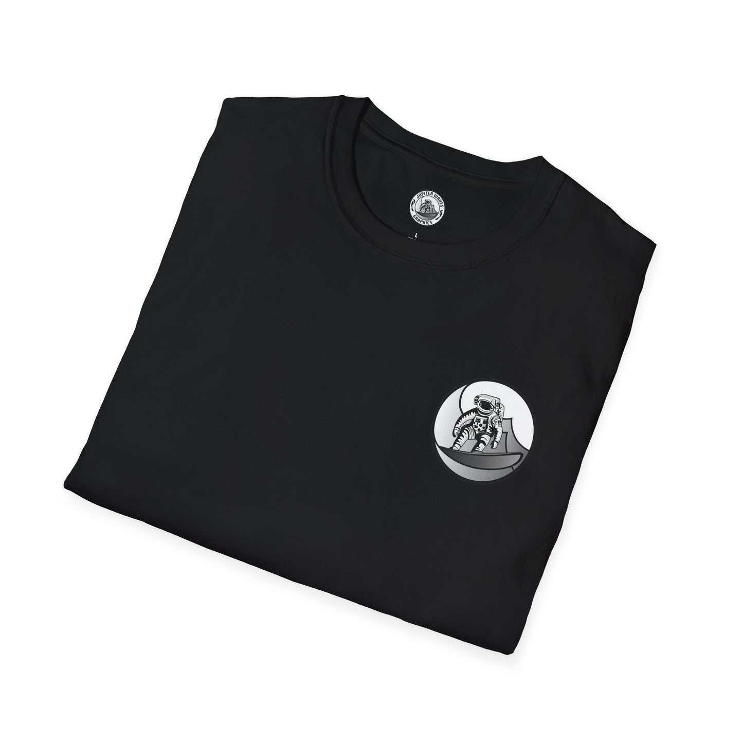 Jupiter Waves Graphics B/W Logo Shirt