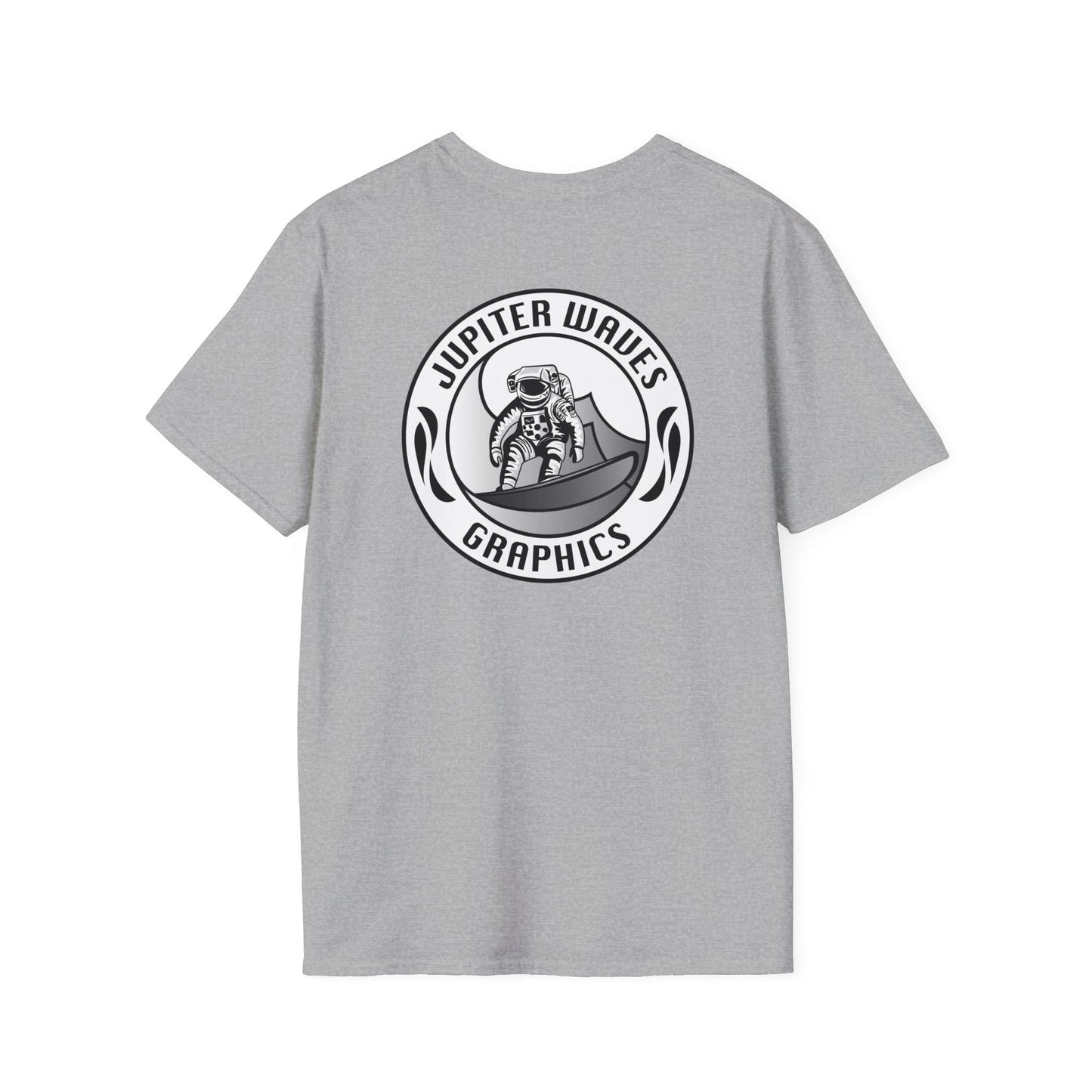 Jupiter Waves Graphics B/W Logo Shirt