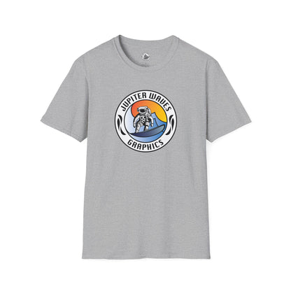 Jupiter Waves Graphics Color Logo T-shirt