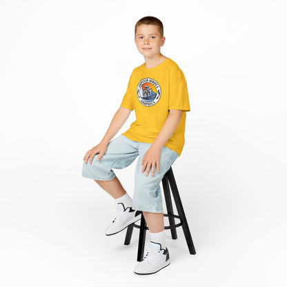 Kids Jupiter Waves Graphics Color Logo Shirt.