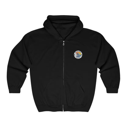 Jupiter Waves Graphics Color Logo Unisex Heavy Blend™ Full Zip Hooded Sweatshirt