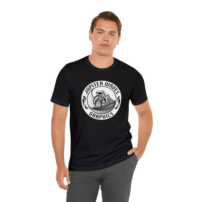 Jupiter Waves Graphics B/W logo T-shirt