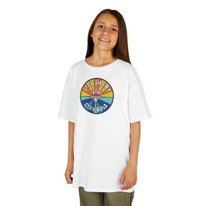 Kids Shark T-Shirt - "STAY SHARP" "STAY BOLD"