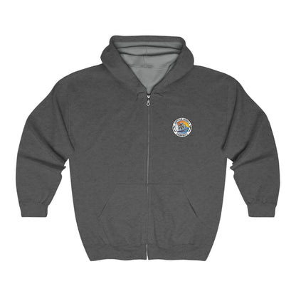 Jupiter Waves Graphics Color Logo Unisex Heavy Blend™ Full Zip Hooded Sweatshirt