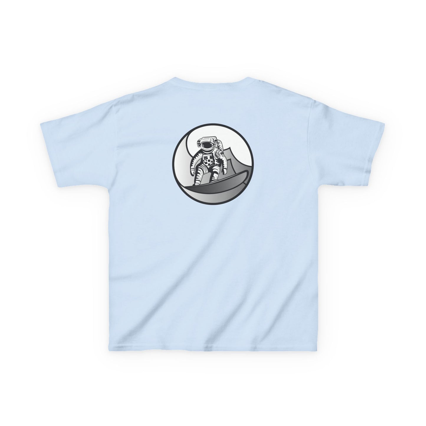 Kids Jupiter Waves Graphics Black and White Logo Shirt.