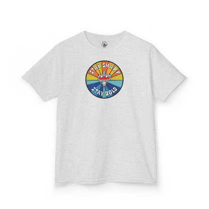 Kids Shark T-Shirt - "STAY SHARP" "STAY BOLD"