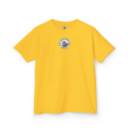 Kids Jupiter Waves Graphics Black and White Logo Shirt.